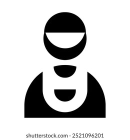 mechanic of car service and repairing with solid icon sets