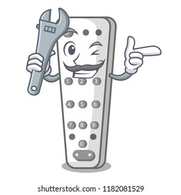 Mechanic cartoon remote control of air conditioner