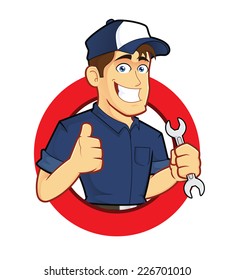 Mechanic with Circle Shape