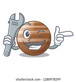 Mechanic craft Jupiter planet in the character