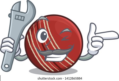 Mechanic cricket ball in the character column