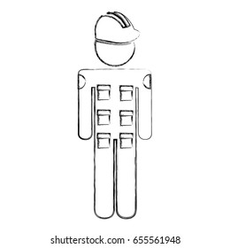 mechanic engineer avatar silhouette
