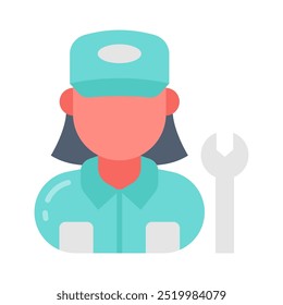 Mechanic Flat Icons, Vector illustration