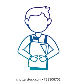 mechanic with gallon avatar character