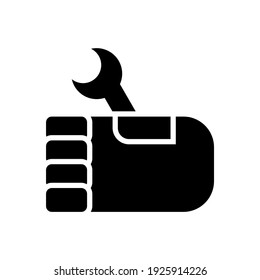 mechanic icon or logo isolated sign symbol vector illustration - high quality black style vector icons
