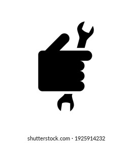 mechanic icon or logo isolated sign symbol vector illustration - high quality black style vector icons
