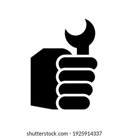 mechanic icon or logo isolated sign symbol vector illustration - high quality black style vector icons
