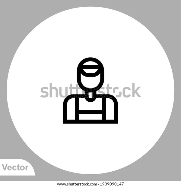 Mechanic icon sign vector,Symbol, logo\
illustration for web and\
mobile