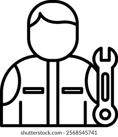 Mechanic Icon Symbol Art Sign