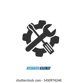Mechanic Icon Vector Design Illustration 