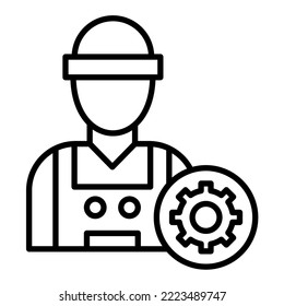 Mechanic icon vector image. Can also be used for web apps, mobile apps and print media.