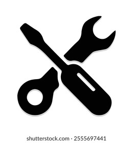 mechanic icon with white background