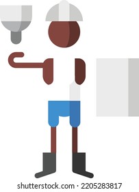 mechanic isolated design element stock illustration. Vector on a white background