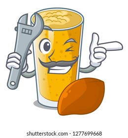 Mechanic lassi mango in the character fridge