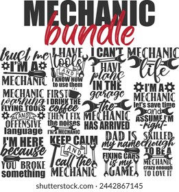 Mechanic Life Vector Designs Bundle