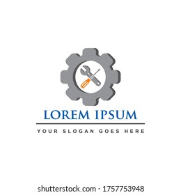 logotipo mecánico , vector de logotipo para automóviles