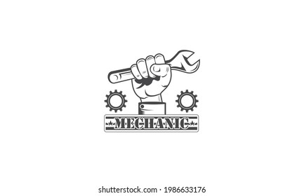 Mechanic logo design services, engineering, repair
