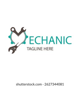 mechanic logo design suitable for repair service logo