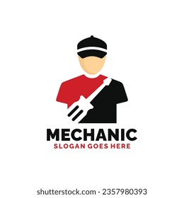 Mechanisches Logo, Vektorgrafik