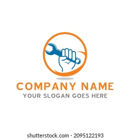 mechanic logo , industrial logo vector