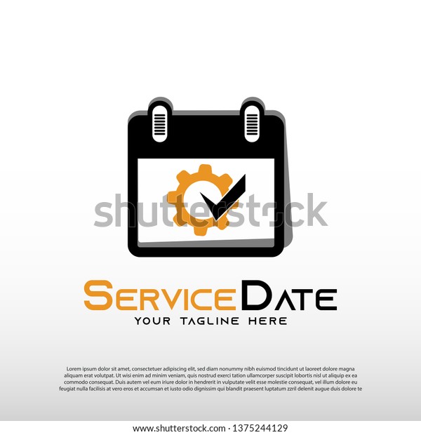 mechanic logo with services date concept,\
repair icon, illustration\
element-vector