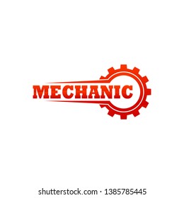 Mechanic Logo Template Design Vector, Emblem, Design Concept, Creative Symbol, Icon