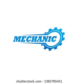 Mechanic Logo Template Design Vector, Emblem, Design Concept, Creative Symbol, Icon