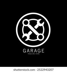 Mechanic logo vector illustration design