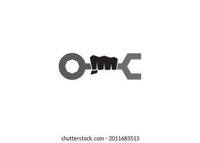 mechanic logos. very suitable for icons, logos, initials, industry, companies, etc.