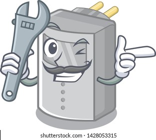 Mechanic motion sensor placed above character table