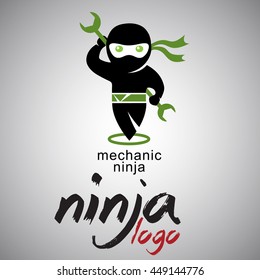mechanic ninja logo