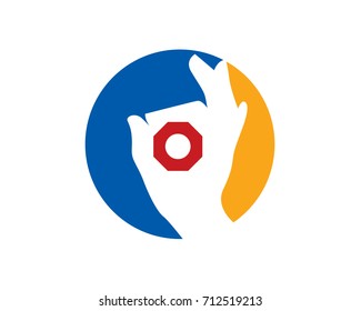 Mechanic OK Hand Sign