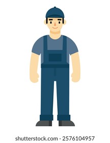 mechanic, professions theme, illustration clipart