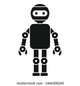 Mechanic robot icon. Simple illustration of mechanic robot vector icon for web design isolated on white background