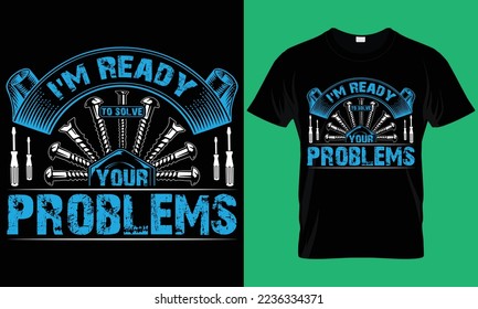 Mechanic T- Shirt Design Template (New And Creative ) svg