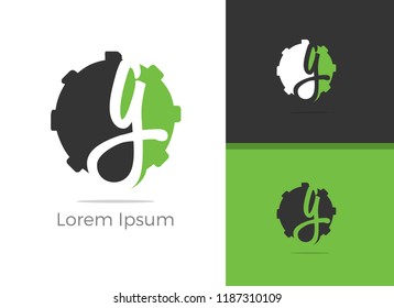 Mechanic Tool G letter logo design, letter g in gear vector icon.