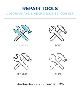 mechanic tool icon in different style vector illustration.one colored and black mechanic tool vector icons designed in filled, outline, line and stroke style can be used for web, mobile, ui