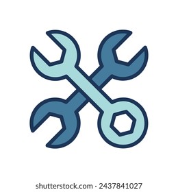 mechanic tool icon symbol vector template