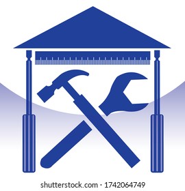 Mechanic Tools for Construction Icon