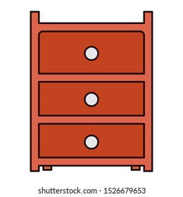 mechanic tools drawer equipment icon vector illustration design