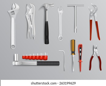 Mechanic tools.vector illustration 