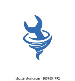 
Mechanic Tornado logo vector template, Creative Twister logo design concepts, icon symbol, Illustration