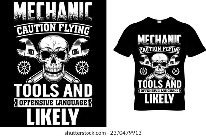 Mechanic t-shirt design mechanic t-shirt vector