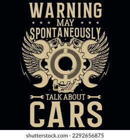 Mechanic vintages tshirt design vector design 
