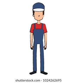 mechanic worker avatar character