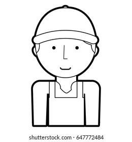mechanic worker with overalls