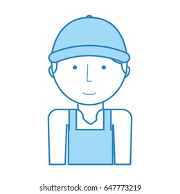 mechanic worker with overalls