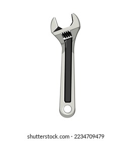 mechanic wrench tool cartoon. mechanic wrench tool sign. isolated symbol vector illustration