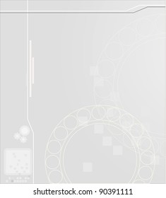 Mechanical abstract background - vector illustration