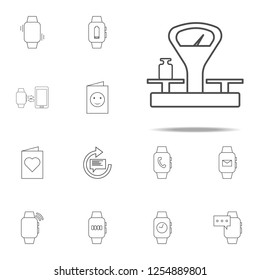 mechanical balance with load icon. web icons universal set for web and mobile